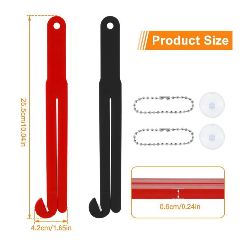 Ouvre-sachet en plastique (2 pièces) 2