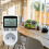 Digital/Heating and Cooling Thermostat Socket LCD Temperature 5