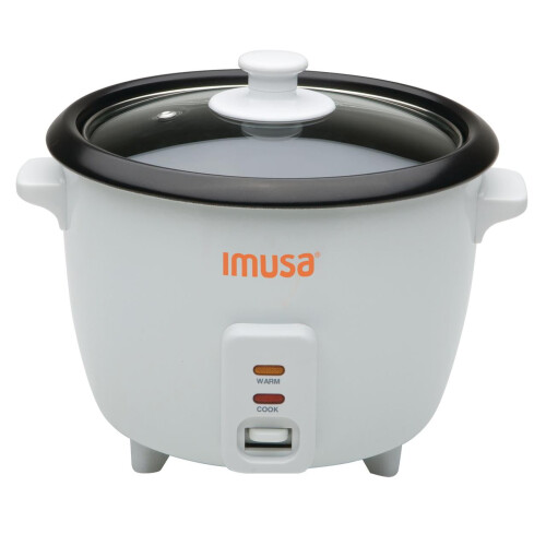 IMUSA elektrisk riskoker hvit, 5 kopper