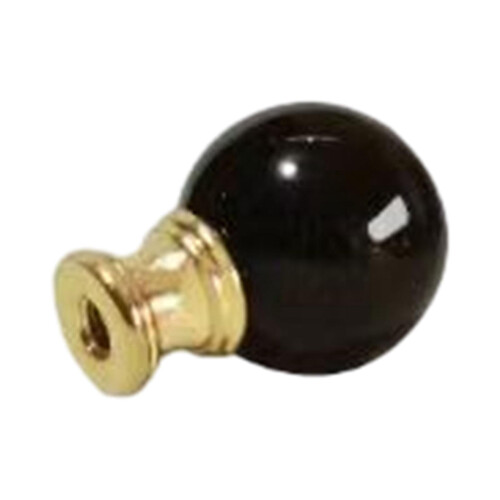 Lamp Finial Cap Knob Black or Gold 1 Pack 1