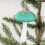 Christmas pendant decoration green brown tree 1