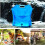 package 10 l foldable water bottle with mixer, portable la 5