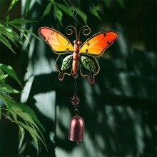 Carillon papillon en métal antirouille (1 pièce)