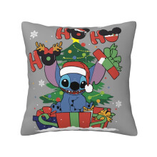 Vianočný obliečka na vankúš Lilo a Stitch 45x45 cm