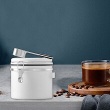 Bote de café de acero inoxidable Txmfgh de 1,2 L hermético con