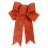 Christmas Tree Topper Bows Flocked Cloth 6PCS 1