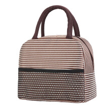 Braune Lunchtasche mit Aluminiumfolienisolierung (1 Stück)