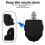 Kit com 10 Capas de Silicone para Bicos de Impressora 3D para  para Kobra X 2