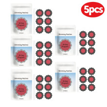 (5pcs) Natürliche Schlankheits-Bauchpflaster, 30 Tage Gewichtsverlust, Detox-Aufkleber für den Bauch, sanfte tägliche Hautpflege, formen