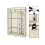Armoire portable, beige, 1 pièce. 4