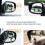 Mini espejo retrovisor para coche con rotación de 360 y gran angular. 1