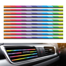 10 piezas de fundas para salidas de ventilación de coche, tapicería para coche