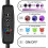 Lâmpada de cultivo LED com 4 cabeças, espectro completo. 4