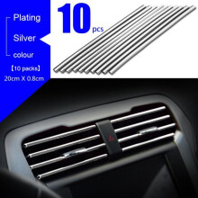 10 unidades/lote de decoración para salidas de aire acondicionado de coche