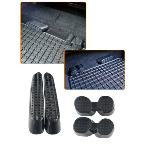 Conjunto de 2 grelhas de saída de ar condicionado para carro