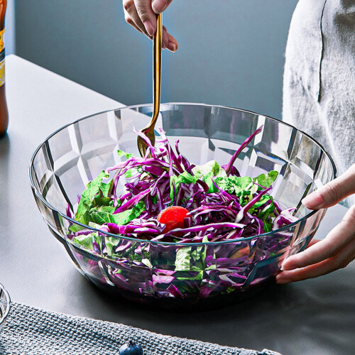 Salad Bowl Eco-Friendly Plastic Large 32 oz 2