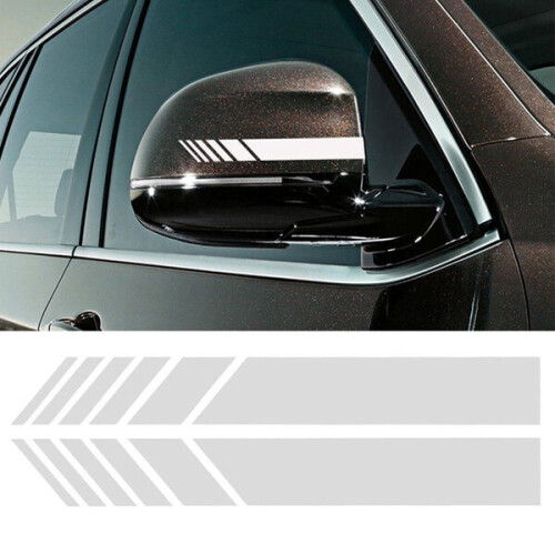 2 pezzi. Adesivi universali per auto che non sbiadiscono, alla moda e colorati.