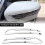 2Pcs ABS Chrome Car Side Rearview Mirror Protectors 1