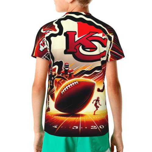 Νεανική κοντομάνικη μπλούζα KC Chiefs για λάτρεις των σπορ 1