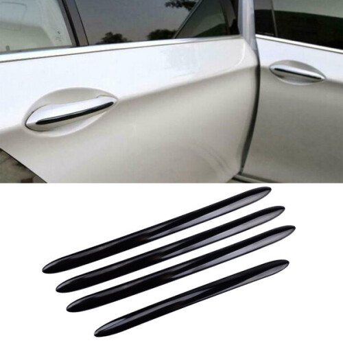 Set di 4 strisce decorative in acciaio inossidabile nero