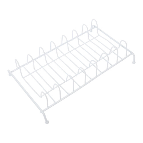 OUNONA metal dish drying rack with vinyl coating