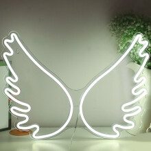 LED jule neonlys engel ornament indendørs dekoration