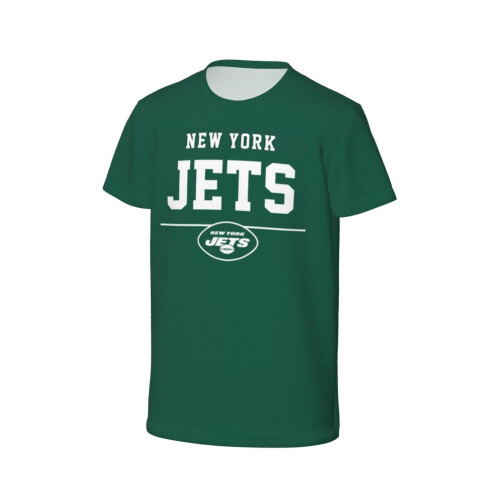 Παιδική κοντομάνικη μπλούζα NY Jets με το λογότυπο της ομάδας ποδοσφαίρου 2