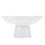 White Ceramic Dessert Plate Stand Tall Tray 1
