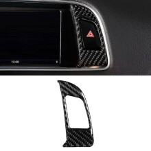 Advertencia del centro de control interior para accesorios de automóviles de fibra de carbono