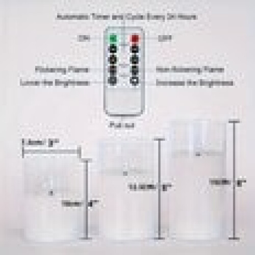 LED-kaarsenset met afstandsbediening 2