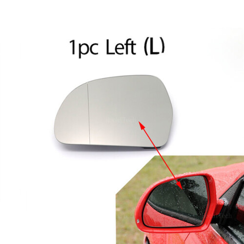 Espelho retrovisor lateral elétrico de ângulo amplo com aquecimento em vidro.