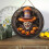 Ξύλινη πινακίδα για το Halloween, τρομακτικό κλόουν, jack o φανάρι 5