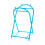 Trash Bag Holder Stand Blue Foldable Hanging Rack 4