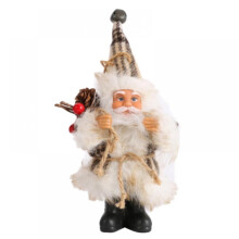 Santa Claus ozdoba vánoční stojící panenka 1 kus