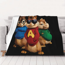 Alvin en de Chipmunks flanellen plaid 50x60 inch