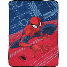 Spiderman-plaid voor kinderen, pluche, 127 x 152 cm, Miles