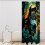 Tenda da doccia Wolf impermeabile con occhielli 72" x 72" 4