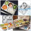 Stainless Steel Divided Cafeteria Tray 3 pcs 5