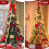 Quinlirra 4ft collapsible pre-lit Christmas tree with gold 6