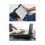 Justerbart lapbord med doble puter og 8 vinkler, svart 3