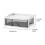 Baule contenitore trasparente Zeceouar con cassetti multistrato 2