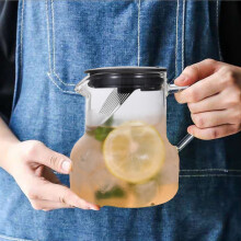 Glas-Wasserkocher für kaltes Wasser, hitzebeständig, 1,5 l