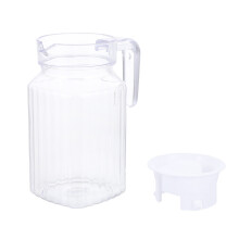 Glazen theepot en plastic waterkan set (600 ml)