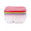 Lebensmittelechte Lunchbox mit Deckel und Fächern, 5 oder 7 Teile 1