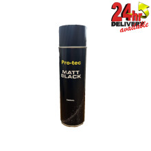 Pro Range PROMB500 Fast Drying Matt Black Acrylic Spray Paint 500ml Aerosol Can