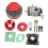 Kit de carburador com filtro de ar para motor 2 tempos de 47cc e 49cc - 0,59 pol. - S 5