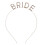 Strass-Brautstirnband, goldene Tiara 1