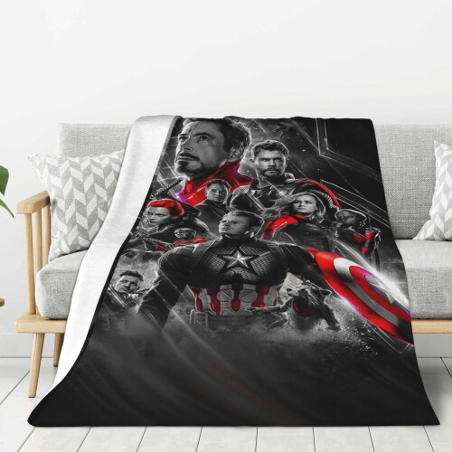 Captain America Plüschdecke, 102 x 76 cm 2