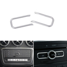 2 stuks auto styling bedieningspaneel frame paneel CD-bekleding Mercedes Benz A