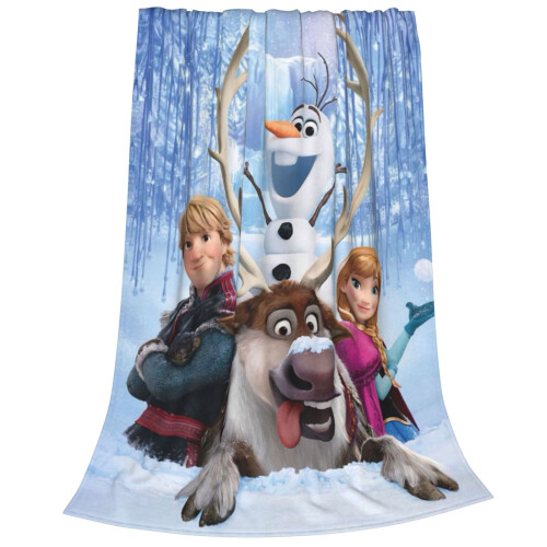 Frozen fleece tæppe til mænd og kvinder 80x60 tommer 1